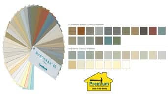 We have over 120 siding and trim colors