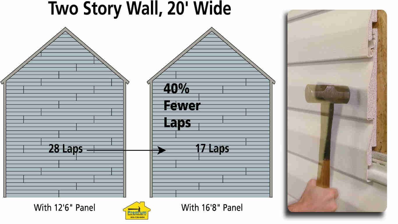 Long Length and Seamless Vinyl Siding